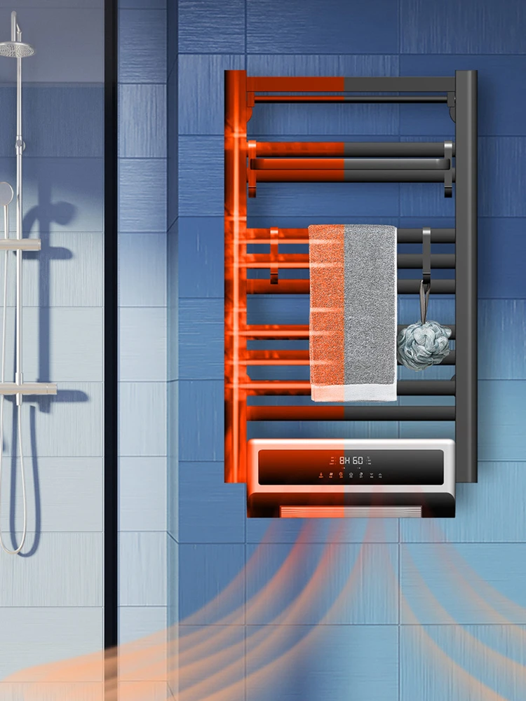 

Electric Towel Warmer Bathroom Multi-Function Heater Home Wall-Mounted Bathroom Heater Winter Bathing Essential