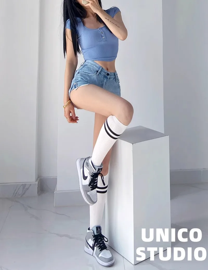 

Summer Hot Pants Low Waist Wide Leg Jeans orts with kets Cuffed Hem Denim orts for Faion Bloggers Sexy Spicy Girls