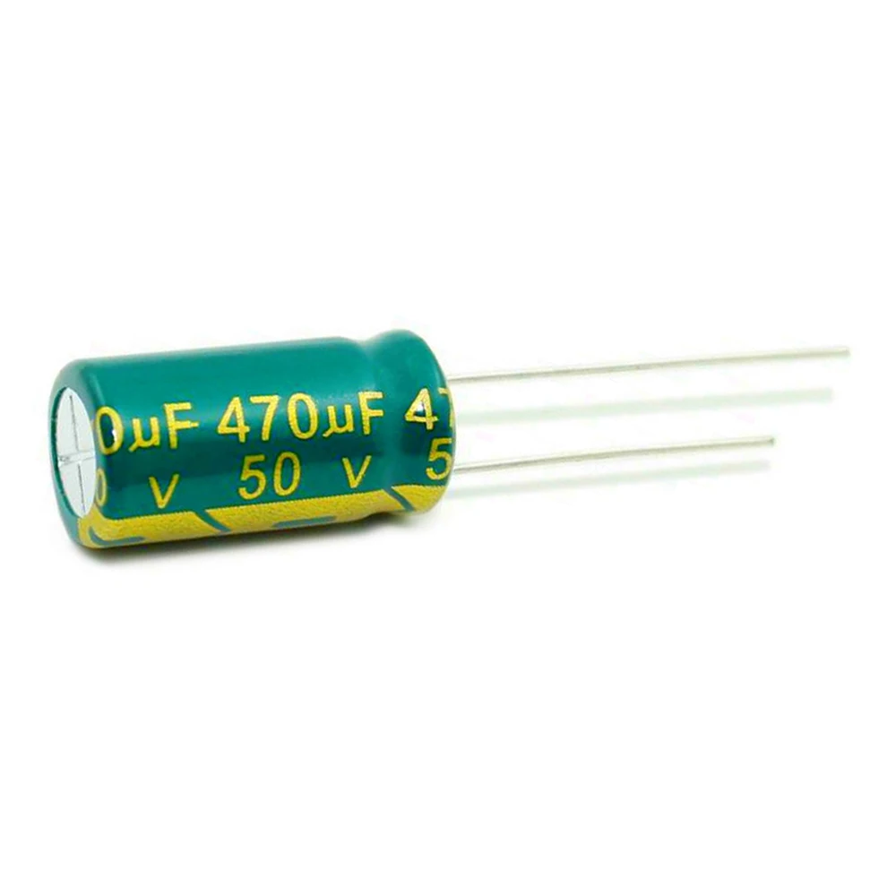 10pcs Higt quality 50V470UF 470UF low ESR/impedance high frequency aluminum electrolytic capacitor