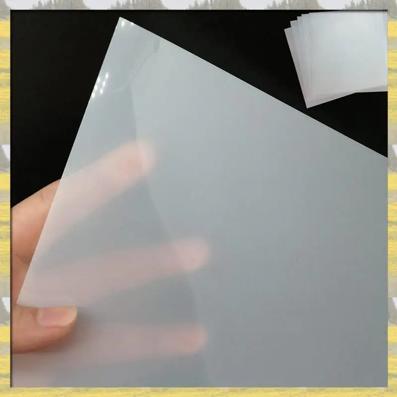 

Hot Sale 12 Sheets 7.5Mil Mylar Sheet 12 X 12 Inch Milky Translucent PET Blank Stencil Making Sheet Durable Easy To Use (7.5Mil)
