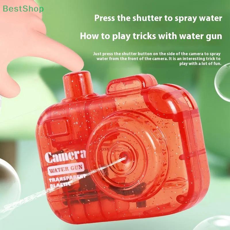 ★ ★ ★ Giocattoli per fotocamera Pistola ad acqua per cartoni animati Gioco all'aperto Giocattoli estivi Giocattoli per feste sportive Regali