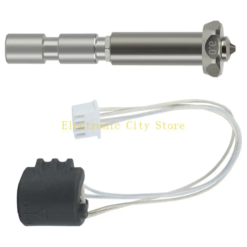 Precisions Heaters Block With Steel Nozzle for 3 Printer Extruder HU8D