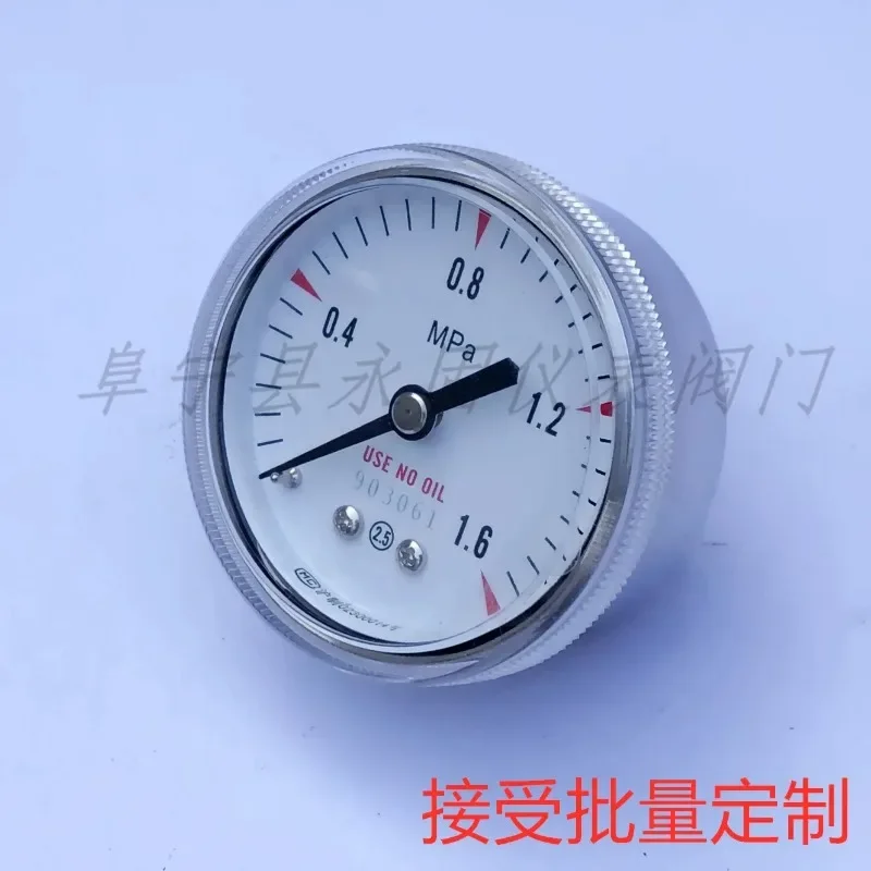 50mm Face OD 1/4” NPT Male 316 Stainless Steel Pressure Gauge For Pressure Relief Valve