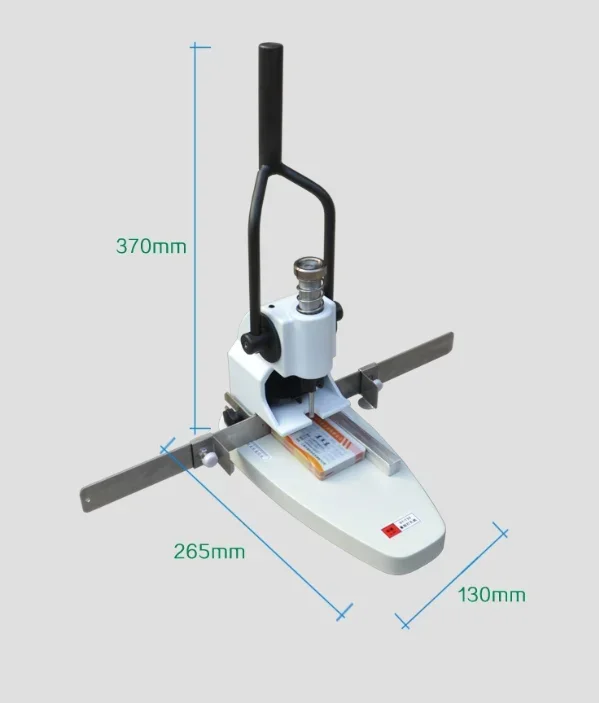 A3 Size Desktop Manual Handle Single Hole Paper Hole Puncher Pouching Machine