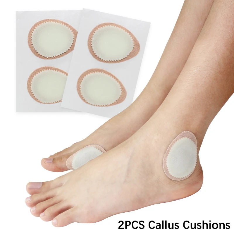 2/pc Callus Protector Latex Heel Foam Round Toe Foot Comfort Painless Universal Patch Bunion Protectors