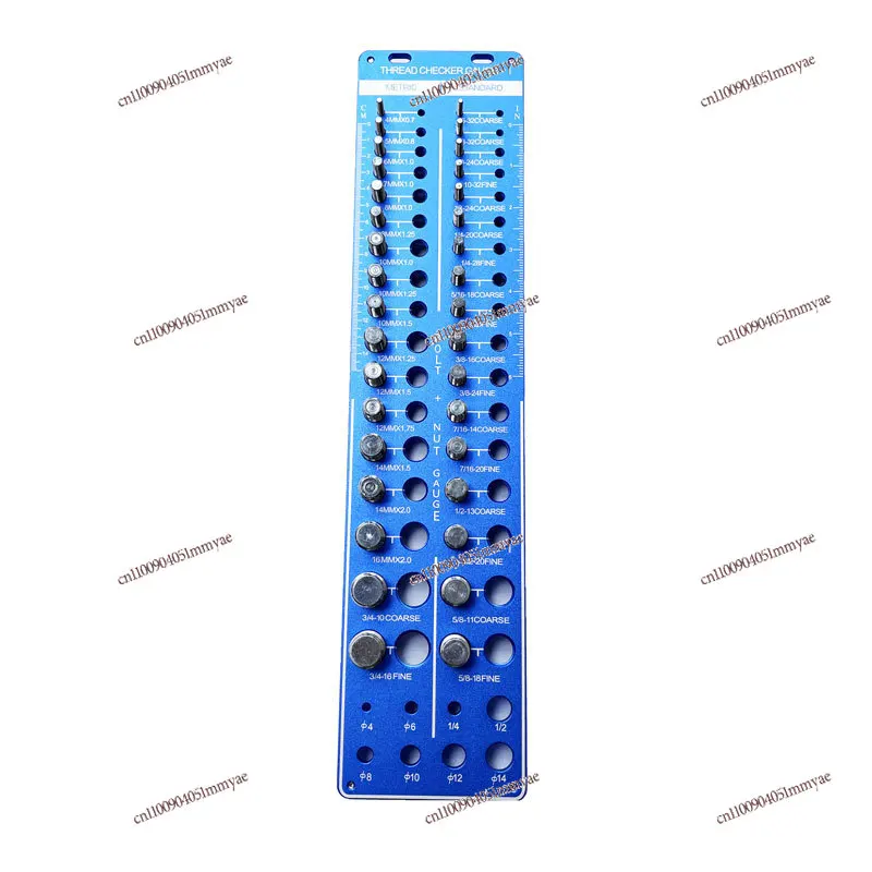 

34 Bolt and Nut Identification Gauges Thread Inspector Nut and Bolt Thread Inspector Bolt Dimensions