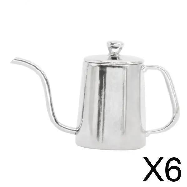 

Набор из 6 миниатюрных горшков для кукольного домика в стиле ретро, реалистичный игровой набор для гостиной, декор для BJD кукол, масштаб 1/12