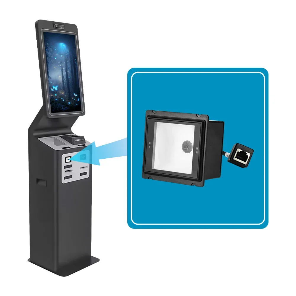 

SuperLead Desktop Barcode Scanner with Large Field of View/embedded Barcode Scanning Machine for Kiosk and Vending Machine