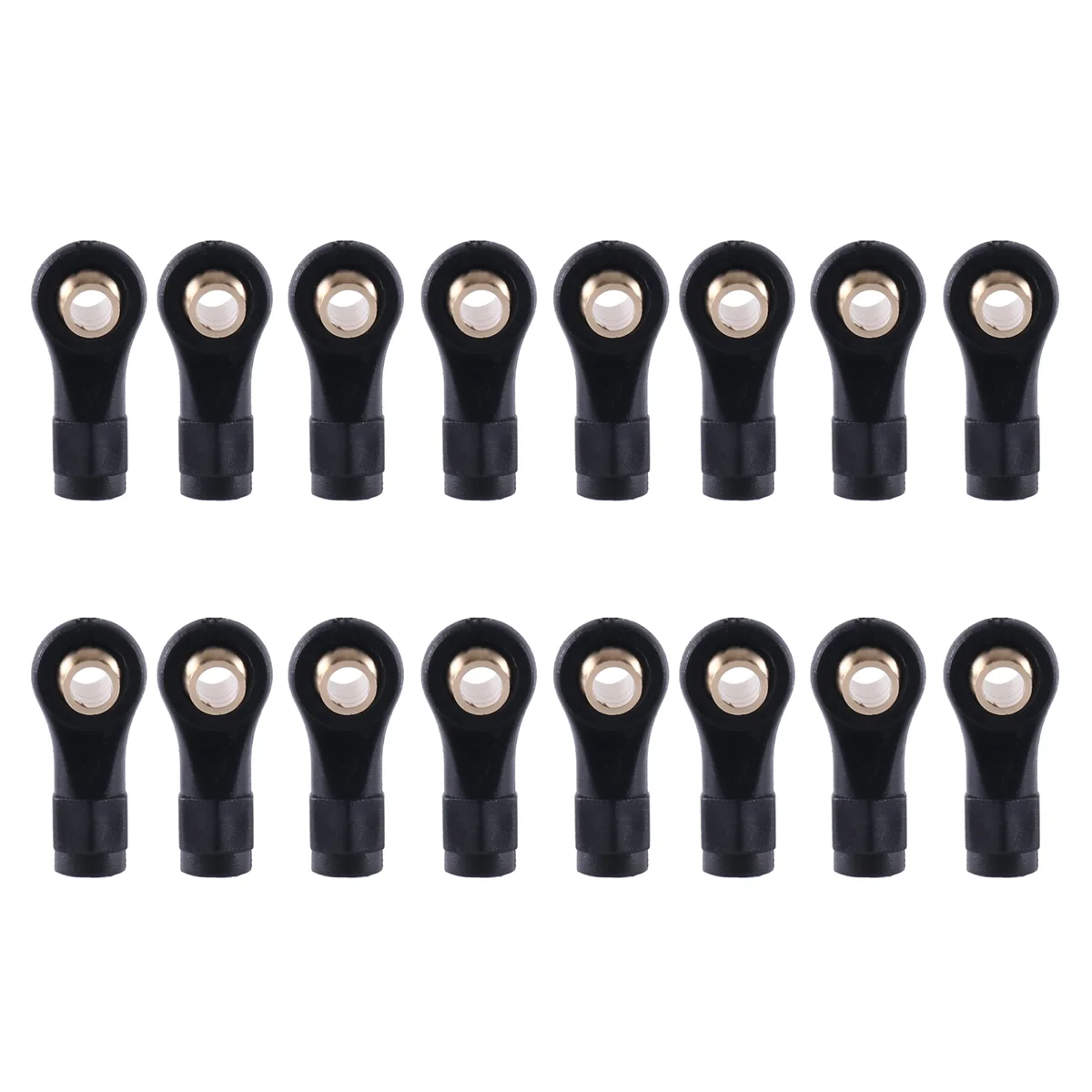 KKZ-16PCS Plastic Rod Ends Link Balls Head Linkage Joint for Traxxas TRX4M 1/18 RC Crawler Car Upgrade Parts Accessories