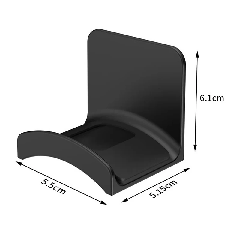 3Pcs Universal Wall Mount Hanger Headset Rack Under Desk Holder Support Headphone Stand Adhensive Plastic For Earphone Bracket