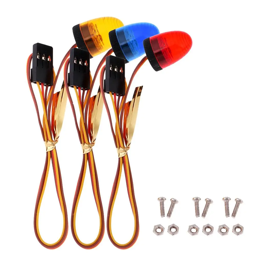 1/14 Światła Flash Akcesoria Zestaw stroboskopów do samochodu RC Axial SCX10 D90