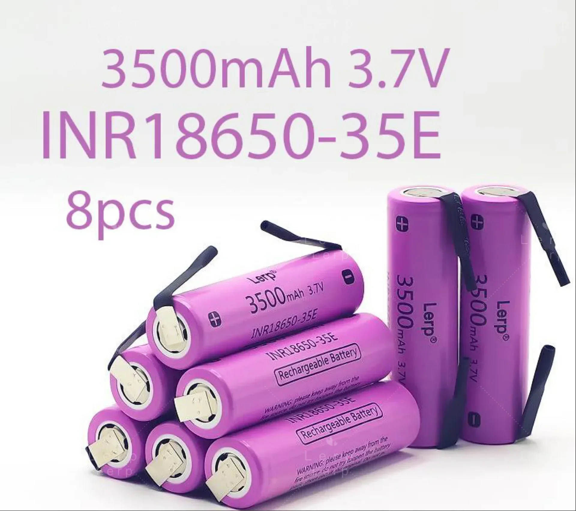 Batería recargable de iones de litio, 100% original, 186503500 mAh, 25A, descarga INR 186503500 mAh, 3.7V