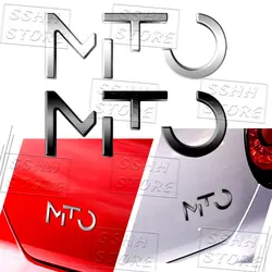 Creative Chrome Metal Emblem Body Fender Rear Tail Bumper Trunk Sticker For Alfa Romeo Mito Logo GT Spider Giulietta 159 147 156
