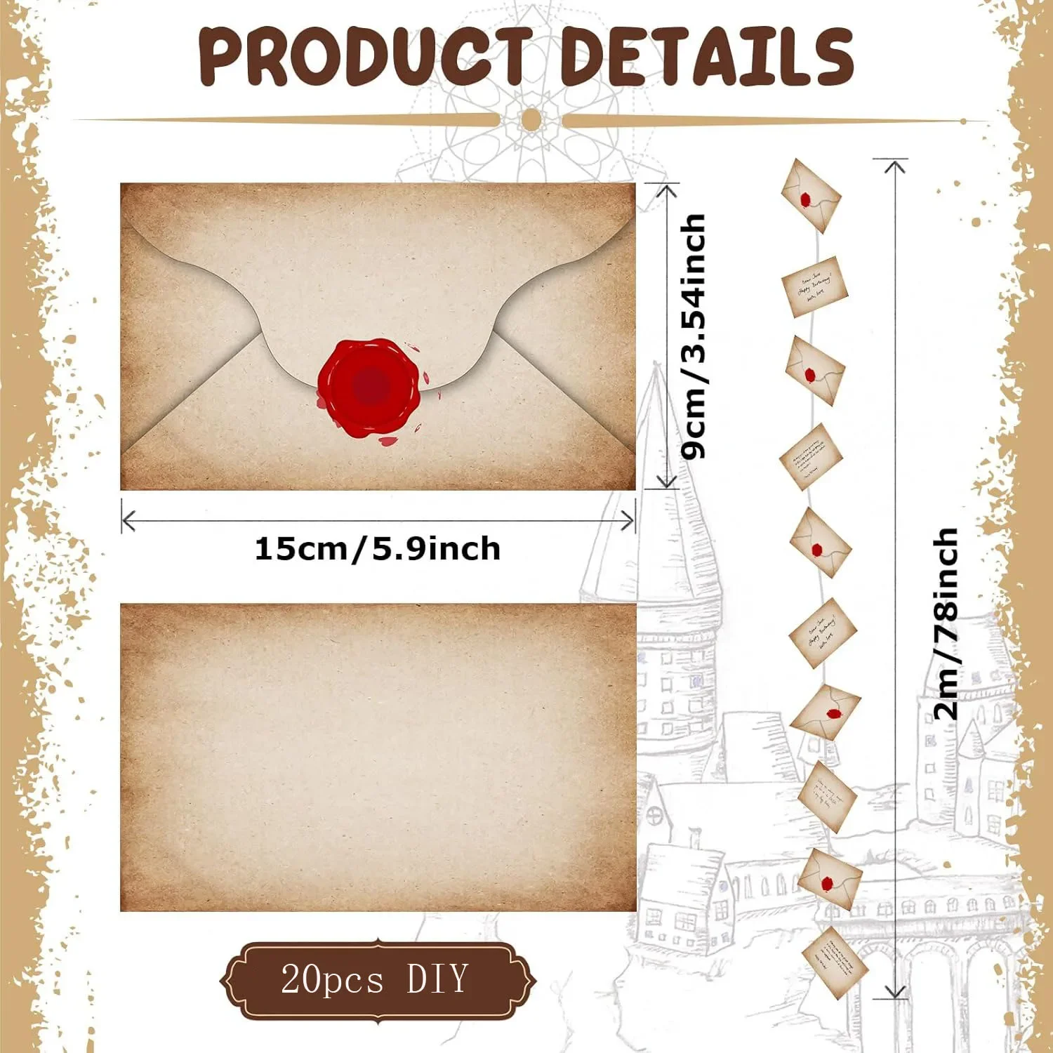 لافتة رسائل القبول السحرية العائمة لرسالة ديكور الترحيب لعرض ديكور الحفلات التنكرية تحت عنوان الهالوين #6