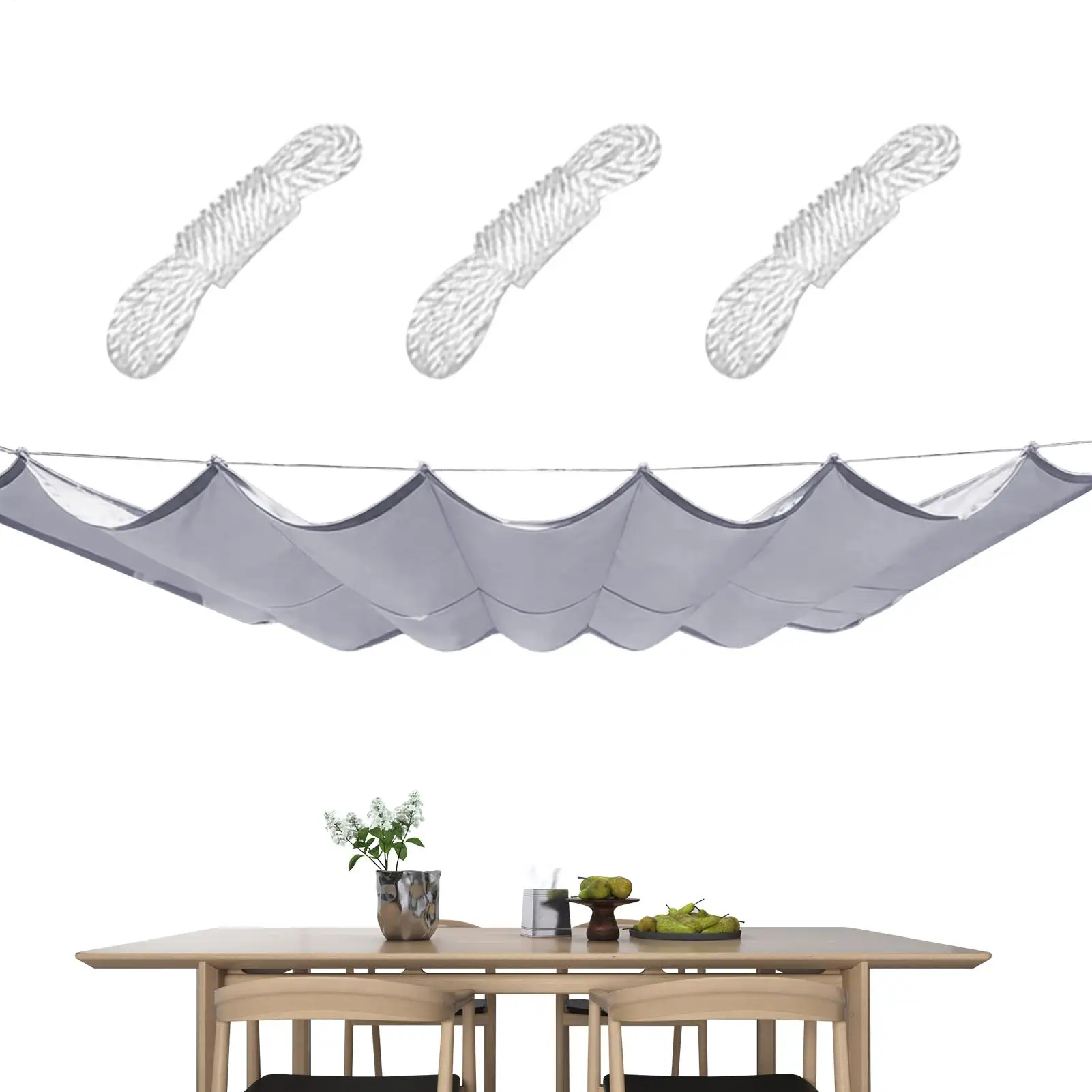 Retractable Shade Sail Lawn UV Block Cover Pergola Shade Cover For Gardeners Homeowners Landscapers Renter Pool Side Balcony