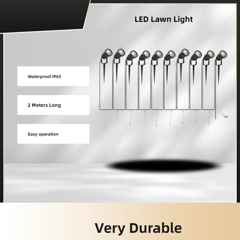 الجهد المنخفض LED مصابيح حديقة 4/6/10 في 1 مصباح حديقة إضاءة المناظر الطبيعية مقاوم للماء سلك 2 متر متضمن لسهولة الديكور