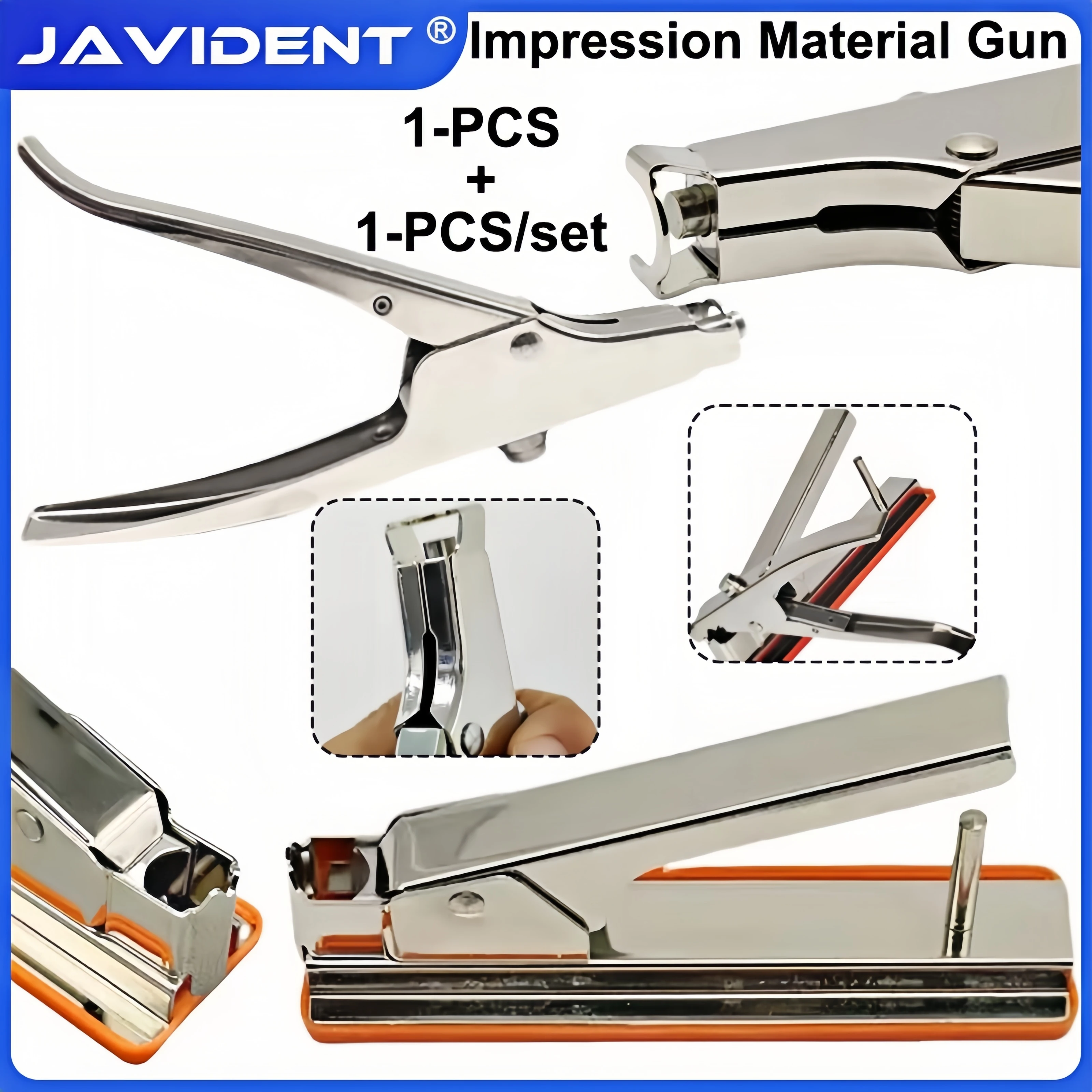 1 Dental Capsule Applicator Application Gun,Capsule Adhesive Glass Ionomer Bonding Tool, Composite Resin Gun, Dental Instruments
