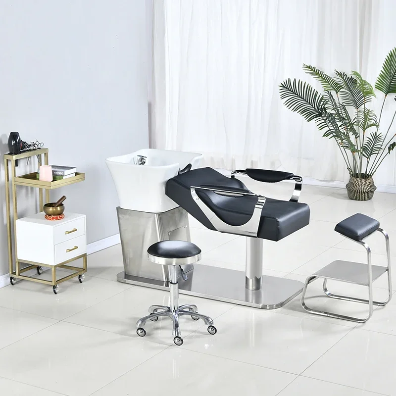 

Head Therapy Bed Shampoo Chair Beauty Head Spa Sink Hair Washing Chair Salon Armchairs Sedia Per Shampoo Salon Furniture