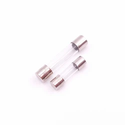 20Pcs 5x20/60x30 250V F0.1A 0.2A 0.5A 1.25A 1.5A 3.15A 6.3A 1A 2A 3A 4A 6A 7A 8A 10A 15A 30A 5*20 / 6*30MM Fast Blow Glass Fuse