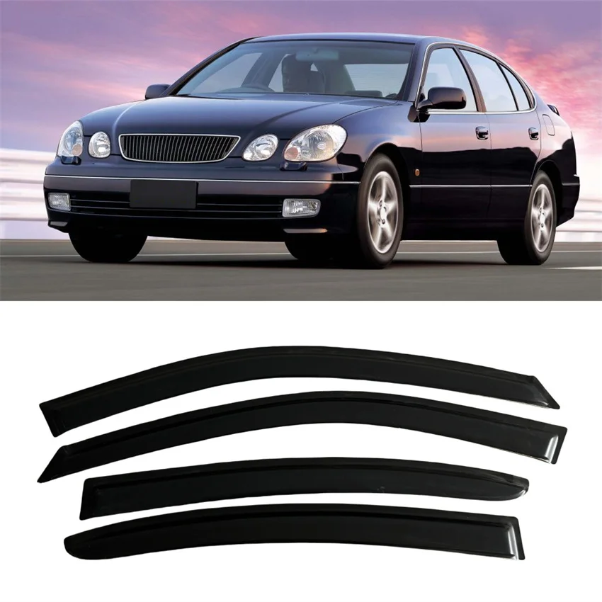 

Оконный козырек для LEXUS GS S160 1998 1999 2000 2001 2002 2003 2004, защищенный от атмосферных воздействий дверной козырек, защита от ветра и солнца, защита от дождя, боковое окно, ветер