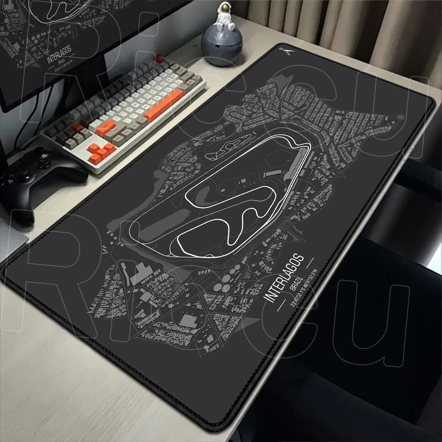 

400x900mm Formula 1 Racing Circuit Mouse Pad XXL HD Print Non-slip Computer Desk Pad Extended Gaming Keyboard Mat Gamer Mousepad