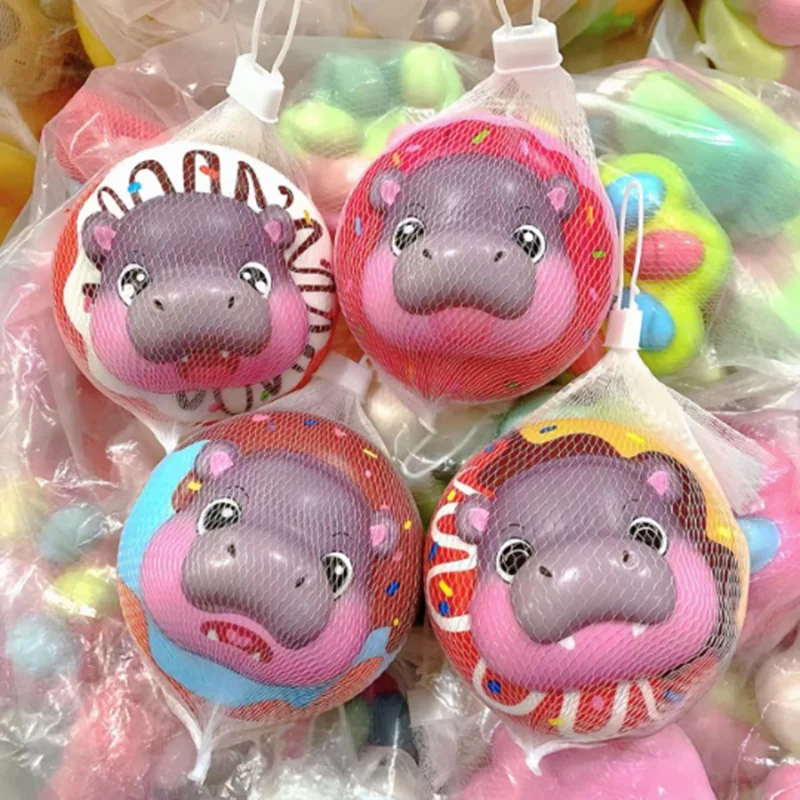 1pc Hippo Squeeze Toy Soft Squish Stretch Sensory Stress Relief Ball for Kids Adults Stress Relief Squeezing Sensory Fidget Toy