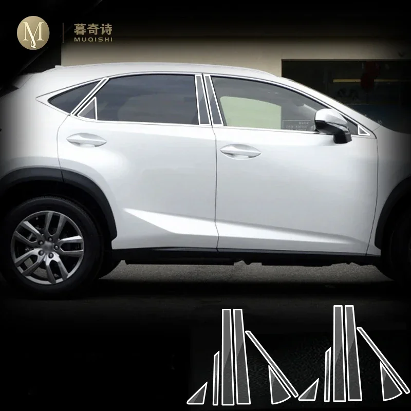 For Lexus NX 2014-2021Car Exterior Body film B C Window pillar Scratch prevention Repair membrane TPU PPF Film Accessories refit