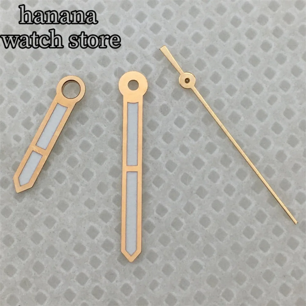 قطع غيار ساعات بليجر ، أيدي مضيئة ، الفضة ، الورد ، الذهب ، الأخضر ، NH36 ، حركة NH36