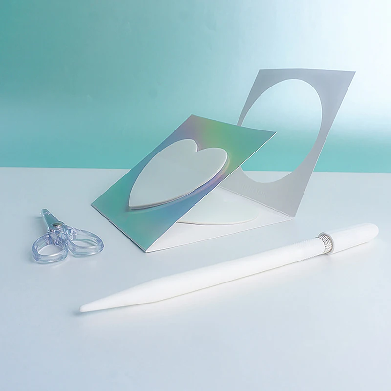 50Sheets PET Transparent Note Sticker Waterproof Posted Sticky Note Pads Notepads Journal School Stationery Office Supplies