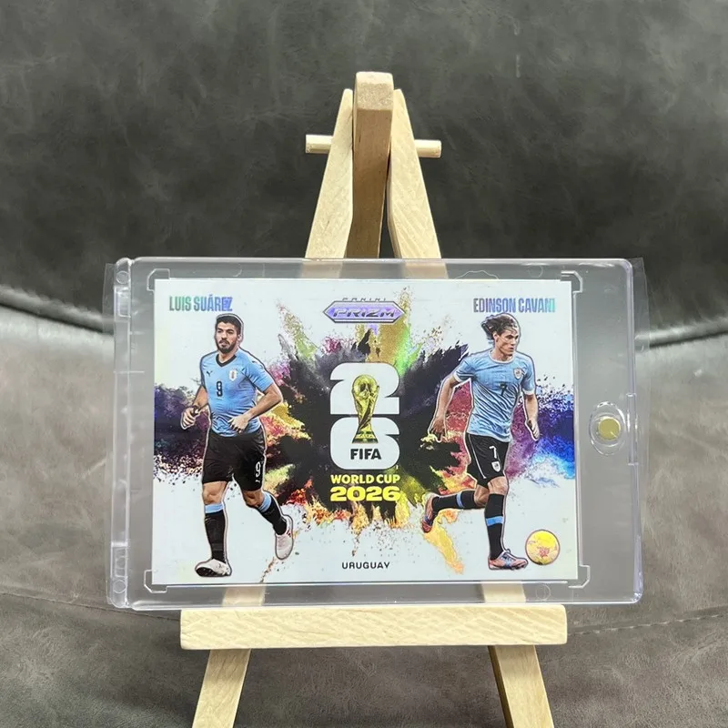DIY Homemade High-quality Football Cards Colour Blast Series Messi Yamal Ronaldo Haaland Panini 2026 World Cup FIFA Cards