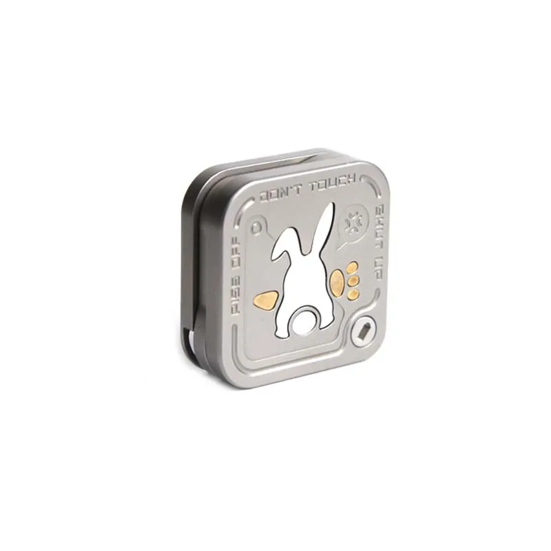 Angry Rabbit Triplo Camada EDC Slider Magnético Side-Push Sensory Fidget Toy para TDAH, Ansiedade e Alívio do Estresse no Escritório