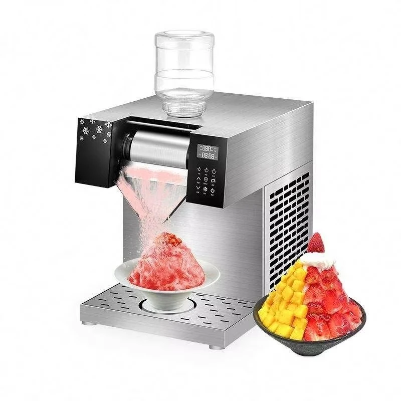 Quick-Freezing Snow Ice Maker Machine Commercial Soft Flake Ice Crusher