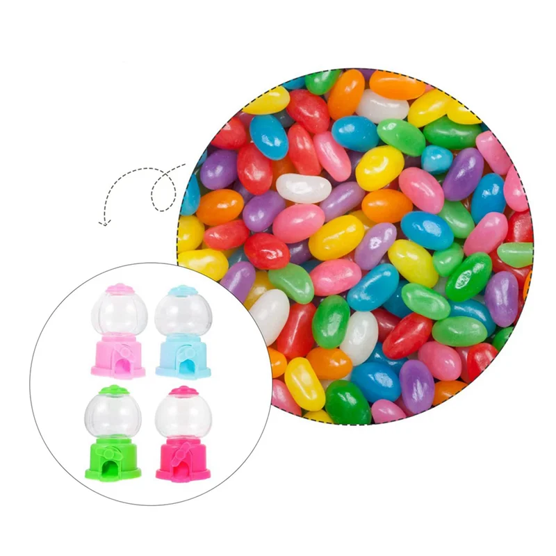 

Gumball Machine, 3.7 Inch Mini Candy Dispenser Gumball Machines For Kids Party Gifts (20 Pack)-ABQU