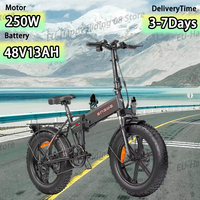 ENGWE EP-2 BOOST Electric Bicycle 250W Motor 48V13AH Lithium Battery Folding E-Bike 20-Inch Fat Tires All Terrain Electric Bike