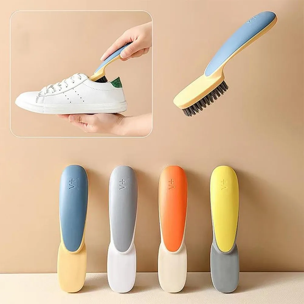 New Multifunctional Shoe Brush No Hair Loss No Damage Laundry Brush Long Handle Scrub Brush