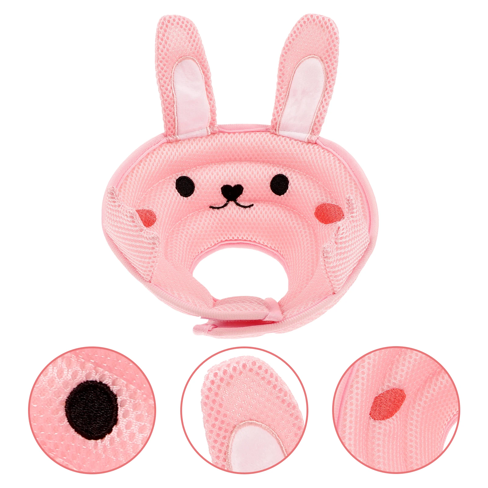 

Bunny Ear Cat Recovery Collar Reusable Anti Lick Neck Cone Lightweight Breathable Pet Protective Cone Collar After Surgery Dog
