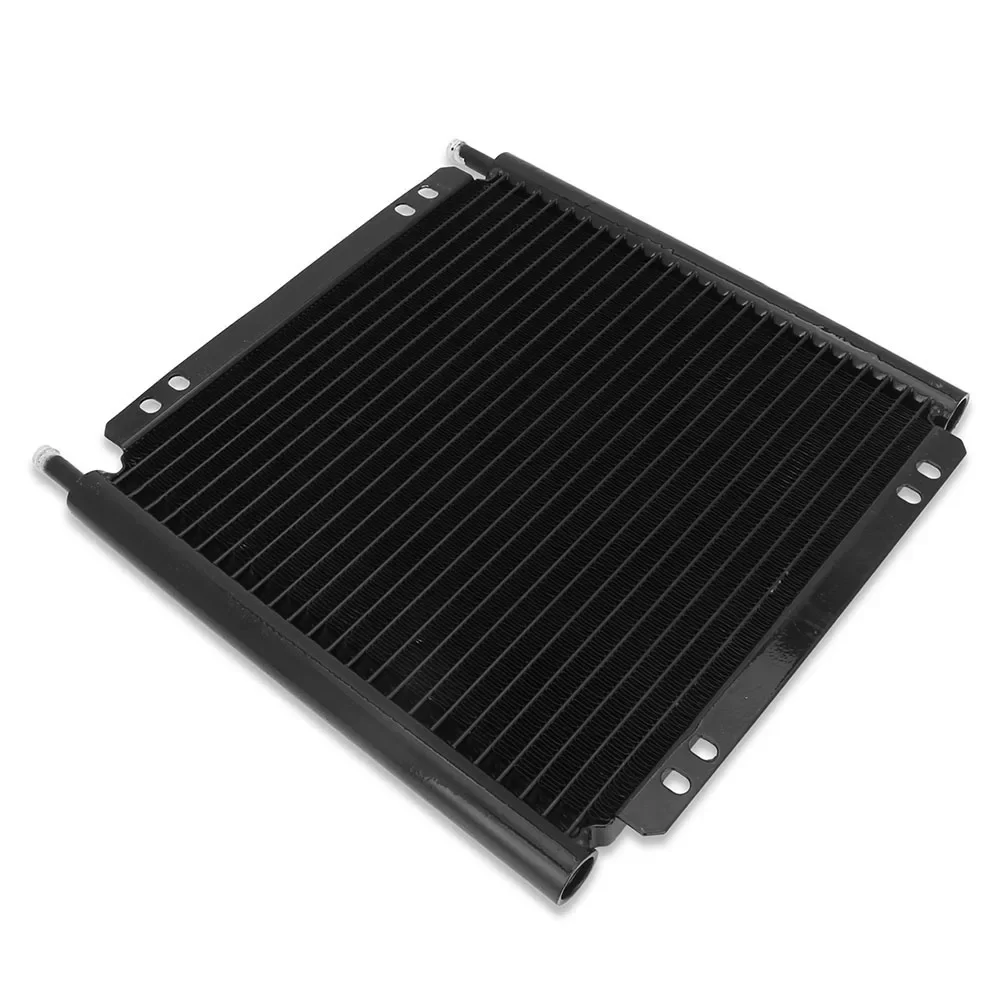 2026 Hot 2026 Hot Aluminum Core 9 7/8'' Racing Car Series 8000 Type Plate & Fin 24 Row Universal Transmission Oil Cooler