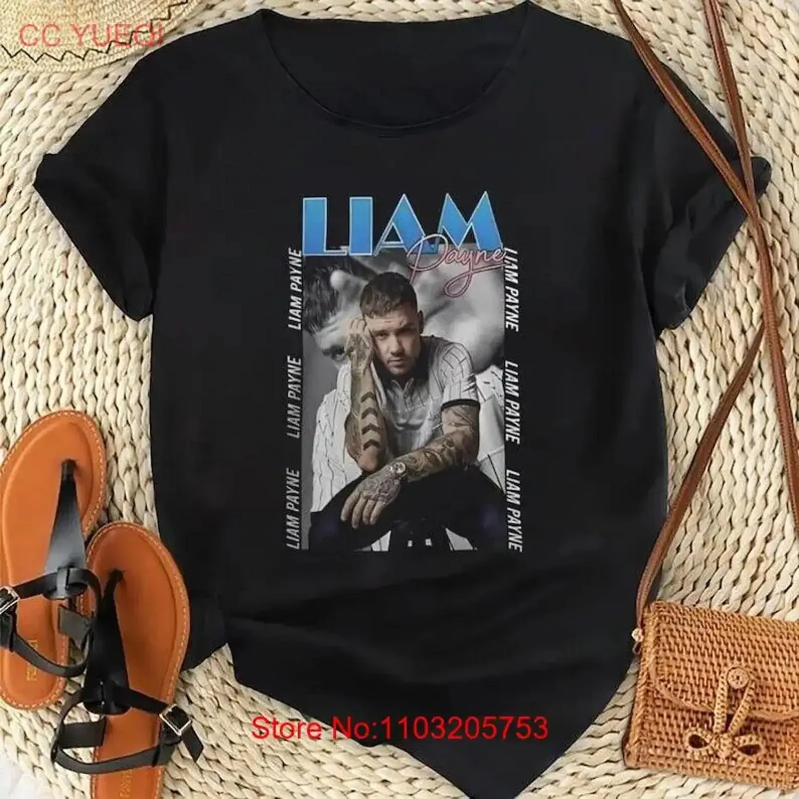 

Футболка Liam Payne Tribute Design Rip 1993 2024, винтажная стираная мягкая универсальная мужская повседневная дышащая растянутая футболка