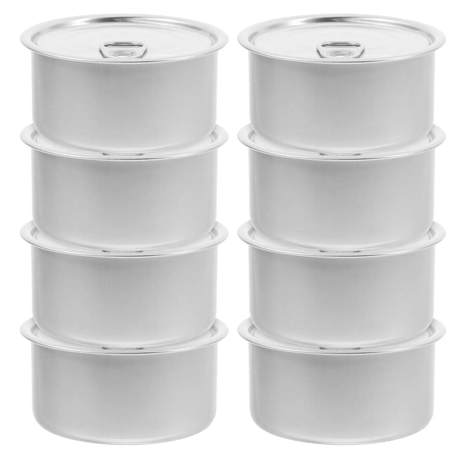 

10Pcs 180ml Aluminum Cans Empty Food Storage Lightweight Sealed Easy Open Lid Cookie Cake Coffee Pet Travel Snack Bulk Cans Tea