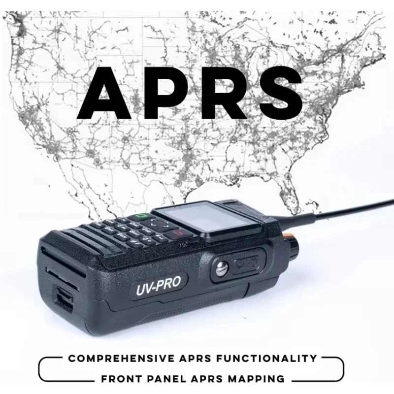 2025 hot sale Great deal.UV-PRO IP67 Dual Band VHF/UHF Two-Way Radio - APRS, Bluetooth,Text Messaging, Aviat