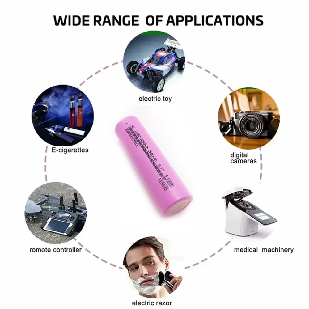 INR18650-26E 2600 мАч литий-ионный аккумулятор 5c 1000 циклов 3,7 В для Vélo Électrique Eddie Ion 18650 Batterie