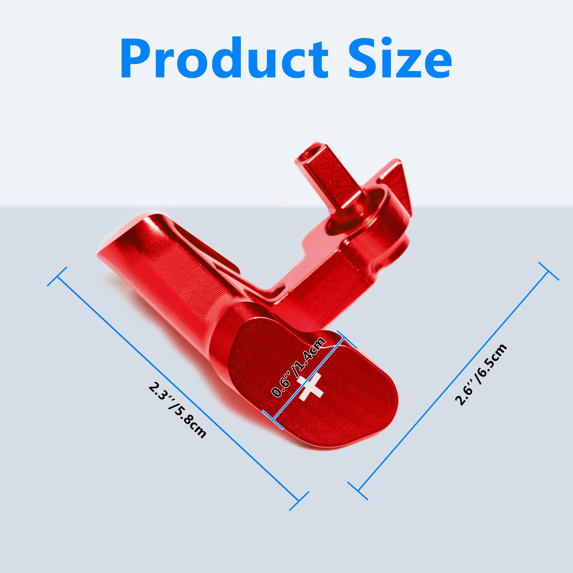

Red Aluminum Thumb-Tap Shifter Lever, Throttle Control Compatible with Can-Am Spyder F3 Series (F3/F3-S/F3-T/F3-L) & RT, ATV Mot