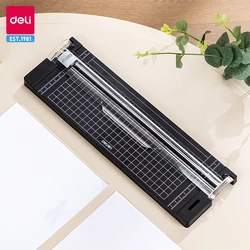 Deli A4/A5 Paper Cutting Guillotine Paper Trimmer with Pull-out Ruler Photo Trimmer Scrapbook Lightweight Cutting Mat Machine