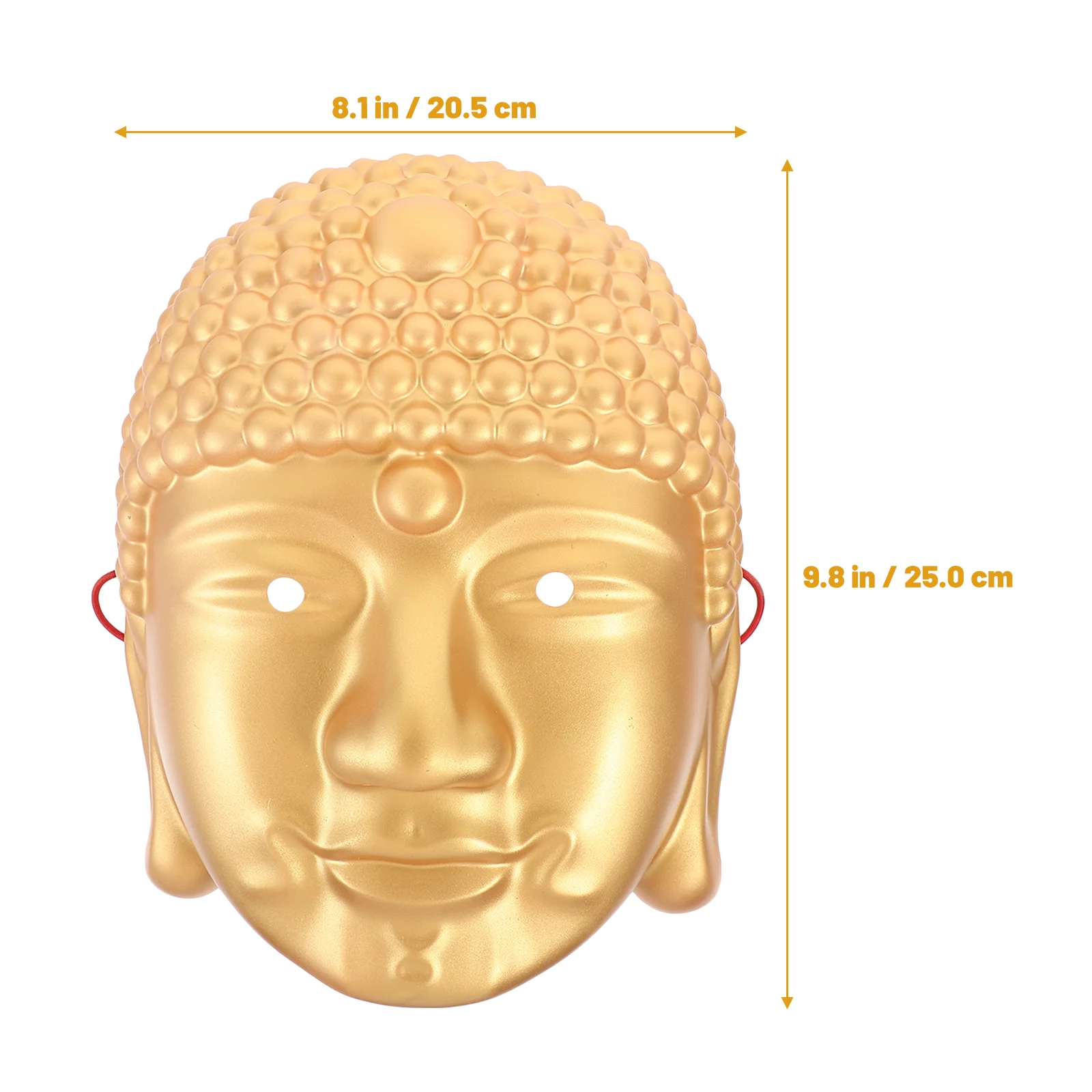  Buddha Head Mask Masquerade Halloween Cosplay Decorative Face Delicate Party Costume Ball Accessories Cartoon