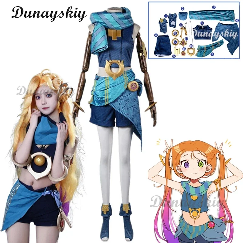 

CosplayGame Lol Zoe Twilight Elves Women Cosplay Costume Cos Anime Party Uniform Hallowen Play Role Clothes Clothing New Full Se