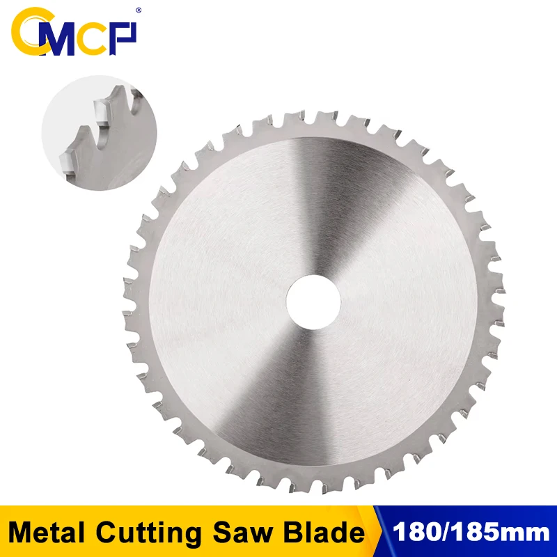 CMCP Metal Cutting Blade 180/185mm 32/36/40T Circular Saw Blade For Aluminum Iron Steel Metal Cutting Disc Carbide Saw Blade