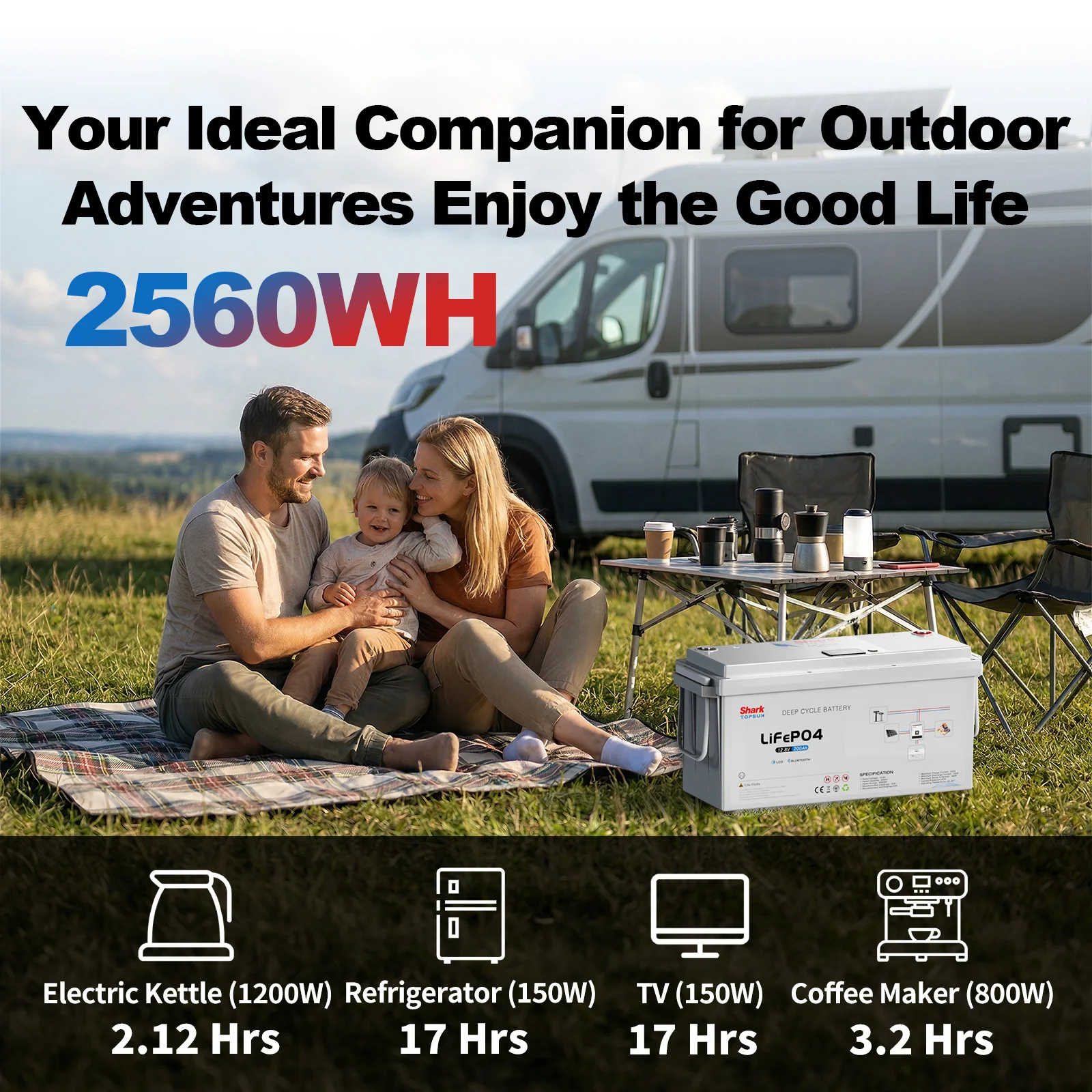 SANDISOLAR 2pcs 12V 100Ah LiFe - Lifepo4 12V 100Ah Bms Bluetooth review and price