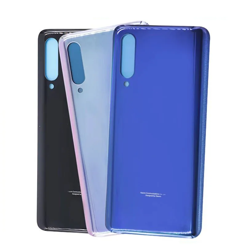 غطاء بطارية خلفي لـ xiaomi mi 9 ، غطاء خلفي ، لوحة زجاجية ثلاثية الأبعاد ، غطاء بطارية ، استبدال ، جديد