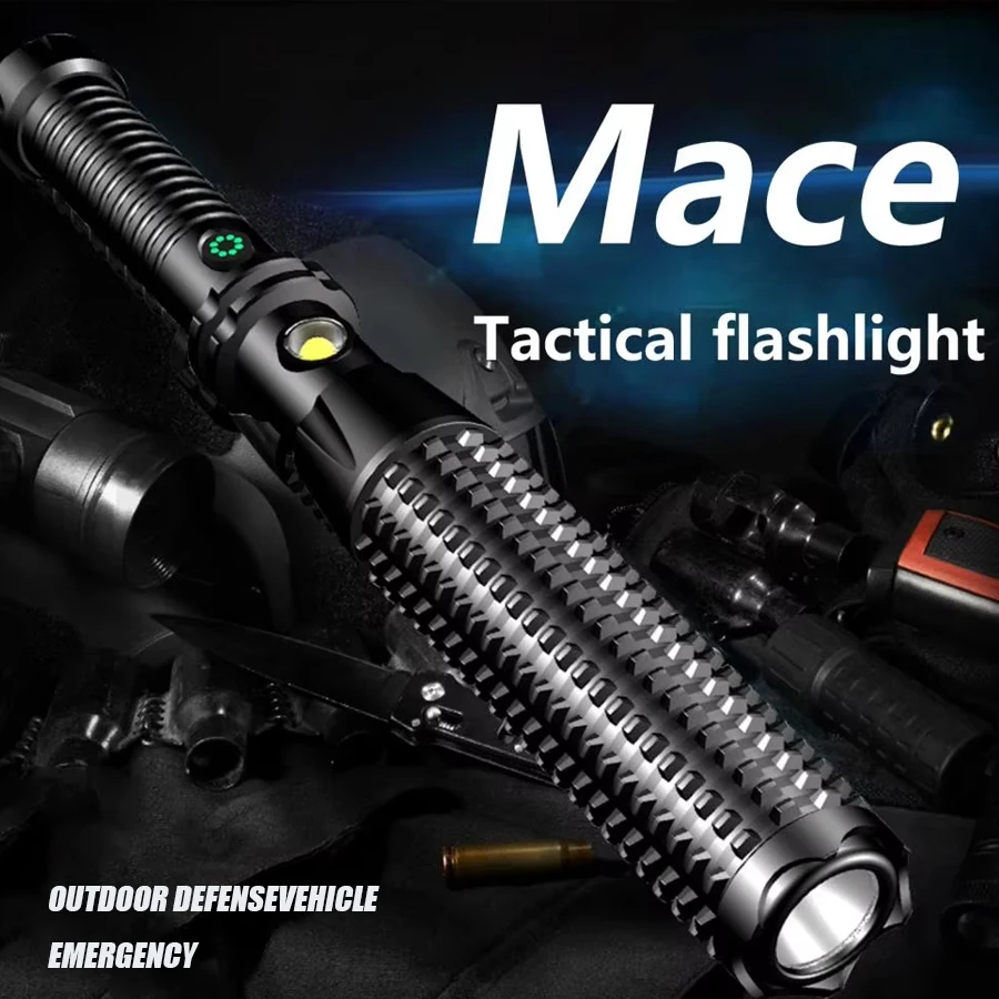

Wolf Tooth Lamp Rod Strong Light Charging Outdoor Camping Super Bright Multi Functional Vehicle Self Defense Window Patrol 캠핑