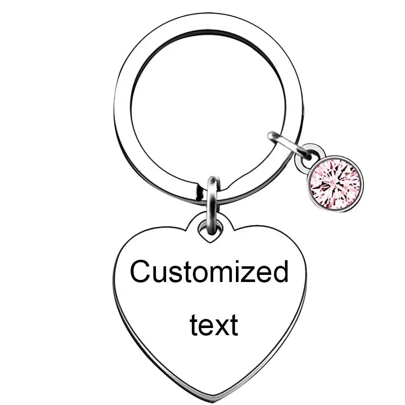 Custom Keychain Best Friend Coworker mom dad Couple Birthday key chains Gifts Valentines Day Gift